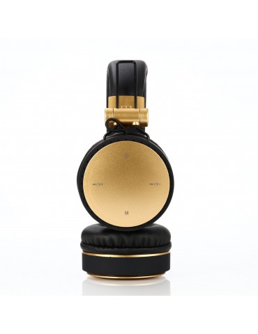 MH10 Head-mounted BT5.0 Wireless Headset Foldable Stereo Sound Button Operation Support Card FM