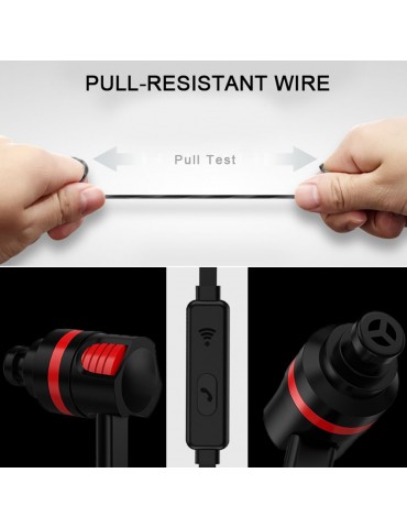 Wired In-ear Earphones Stereo Gaming Headset Headphones with In-line Control & Microphone for PSP iPhone iPad Android Smartphones Tablet PC Laptop