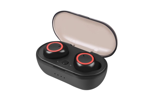 A10 True Wireless Earphones BT V5.0 Stereo Headset Sports Mini Earbuds Handsfree HD Call Headphones With Mic LED Digital Power Display