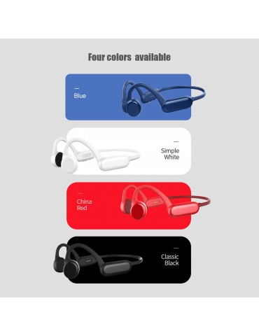 X18 Pro Bone Conduction Headphones 8GB MP3 Player Wireless BT5.0 Earphone IPX8 Waterproof Swimming Sports Headset Hands-free with Microphone